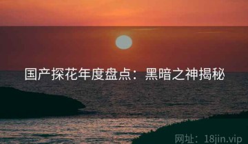 国产探花年度盘点：黑暗之神揭秘